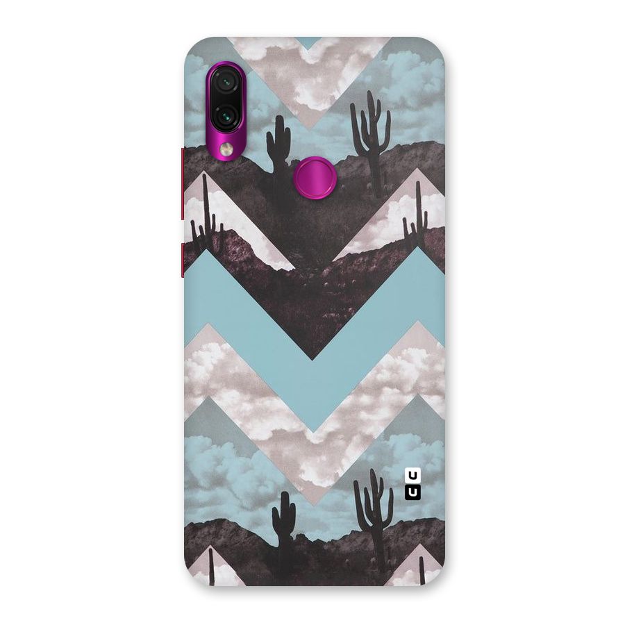 Cacutus Zig Zag Pattern Back Case for Redmi Note 7 Pro