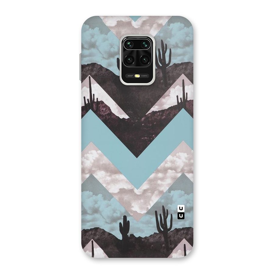 Cacutus Zig Zag Pattern Back Case for Redmi Note 9 Pro