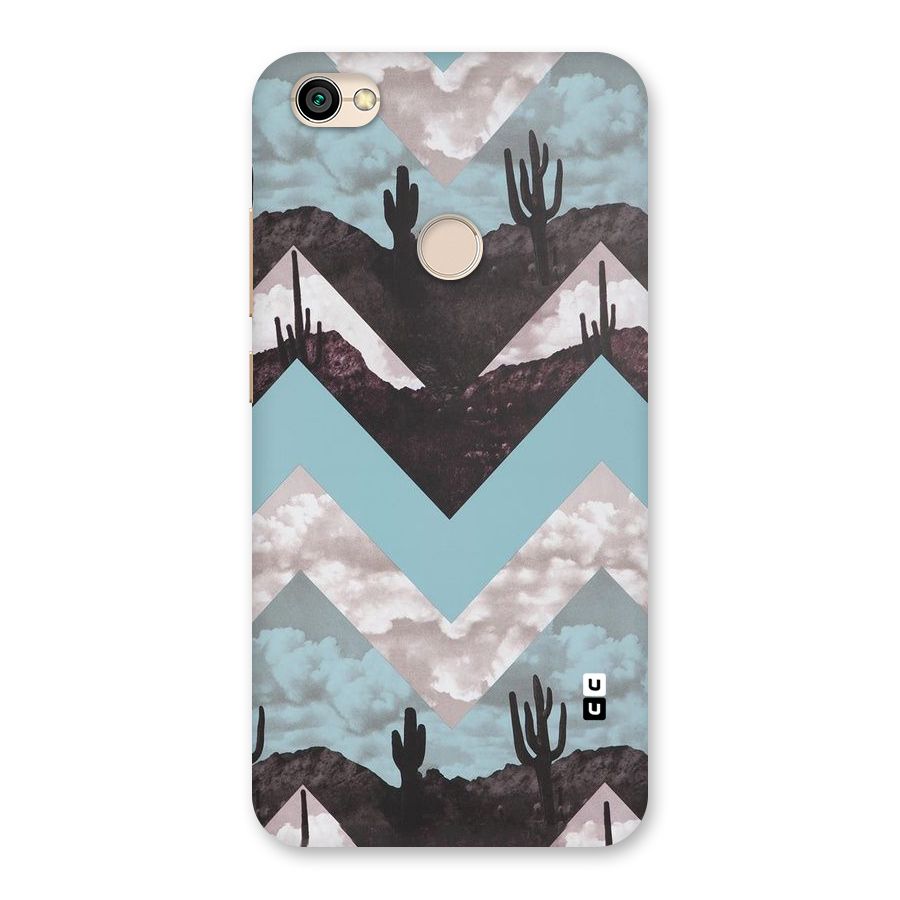 Cacutus Zig Zag Pattern Back Case for Redmi Y1 2017