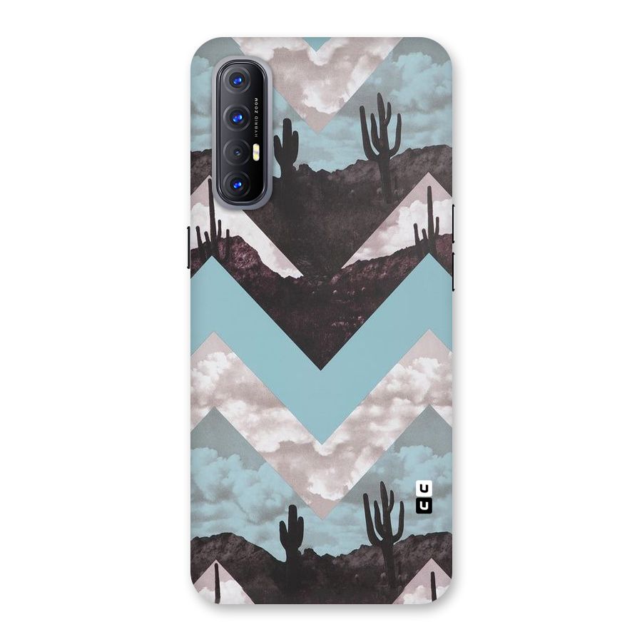 Cacutus Zig Zag Pattern Back Case for Reno3 Pro