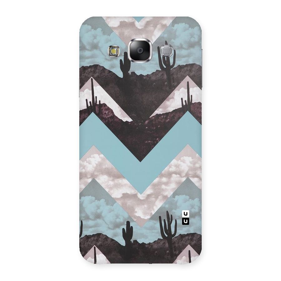 Cacutus Zig Zag Pattern Back Case for Samsung Galaxy E5