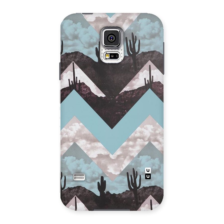 Cacutus Zig Zag Pattern Back Case for Samsung Galaxy S5