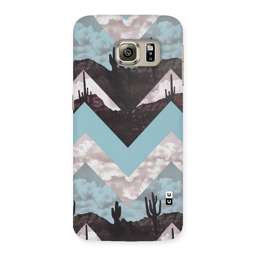 Cacutus Zig Zag Pattern Back Case for Samsung Galaxy S6 Edge