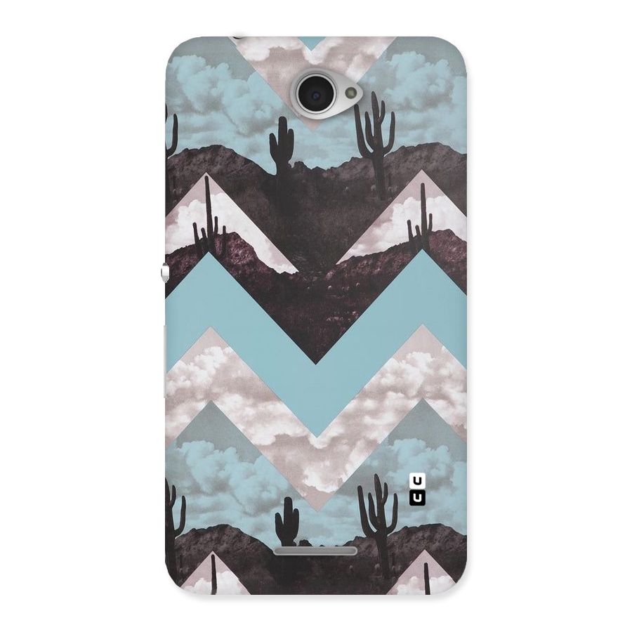 Cacutus Zig Zag Pattern Back Case for Sony Xperia E4