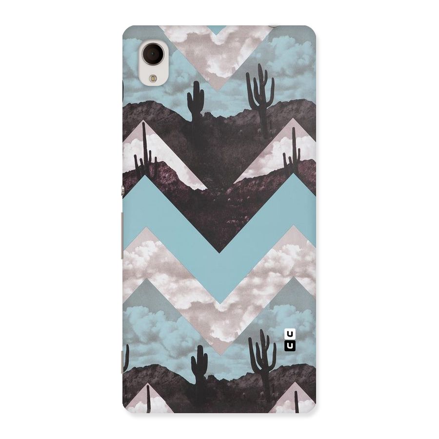 Cacutus Zig Zag Pattern Back Case for Sony Xperia M4