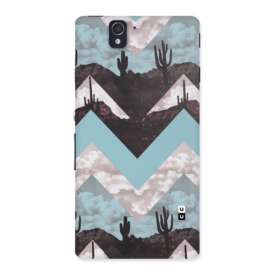 Cacutus Zig Zag Pattern Back Case for Sony Xperia Z
