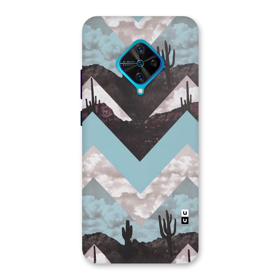 Cacutus Zig Zag Pattern Back Case for Vivo S1 Pro