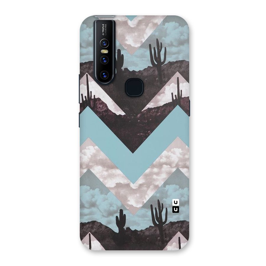 Cacutus Zig Zag Pattern Back Case for Vivo V15