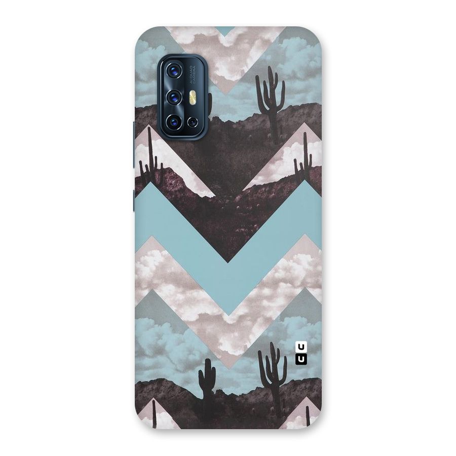 Cacutus Zig Zag Pattern Back Case for Vivo V17