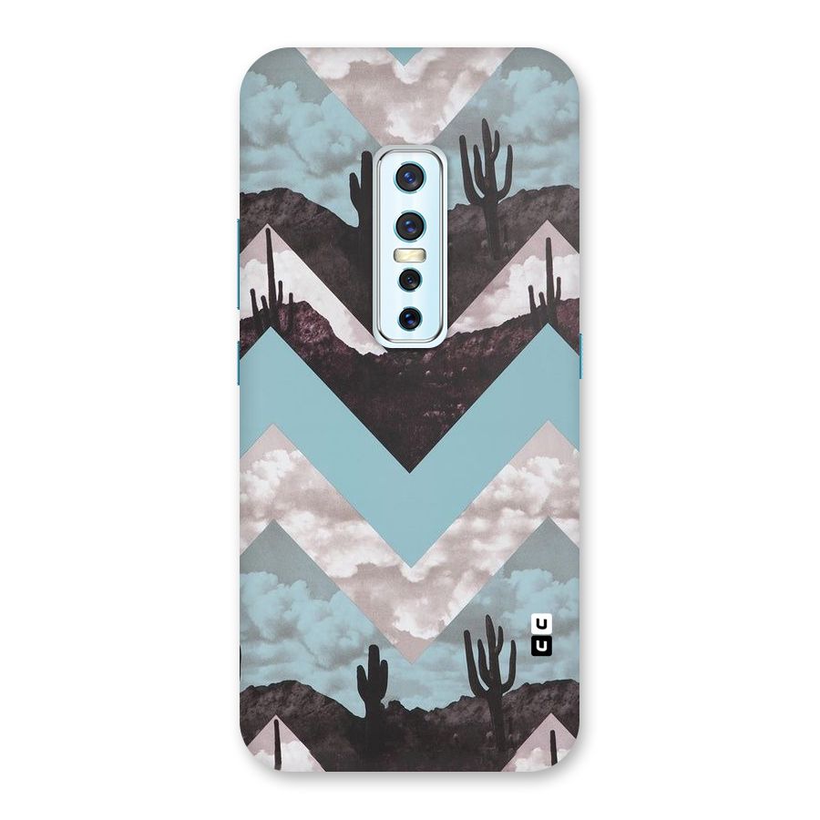 Cacutus Zig Zag Pattern Back Case for Vivo V17 Pro