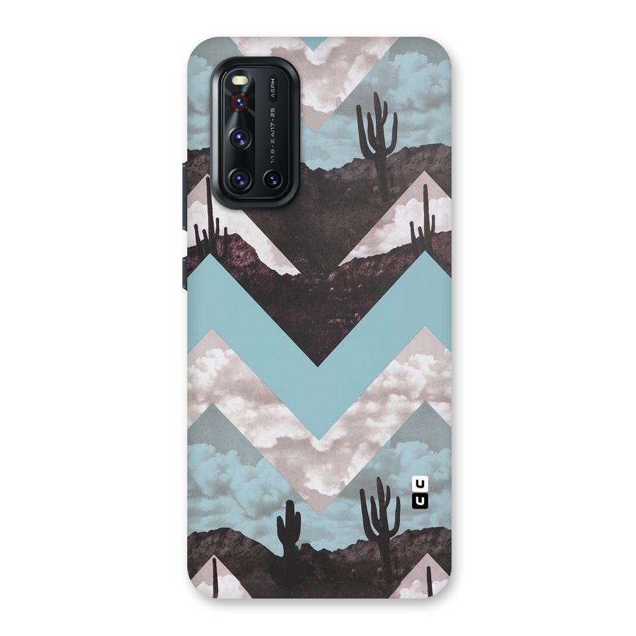 Cacutus Zig Zag Pattern Back Case for Vivo V19