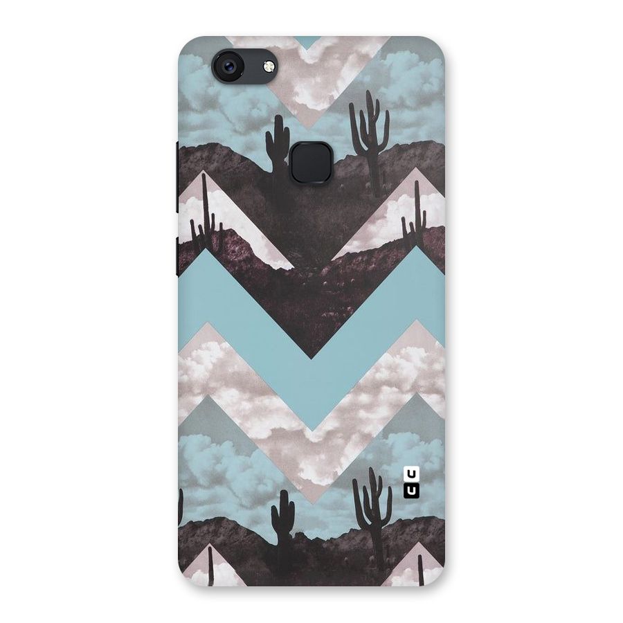 Cacutus Zig Zag Pattern Back Case for Vivo V7 Plus