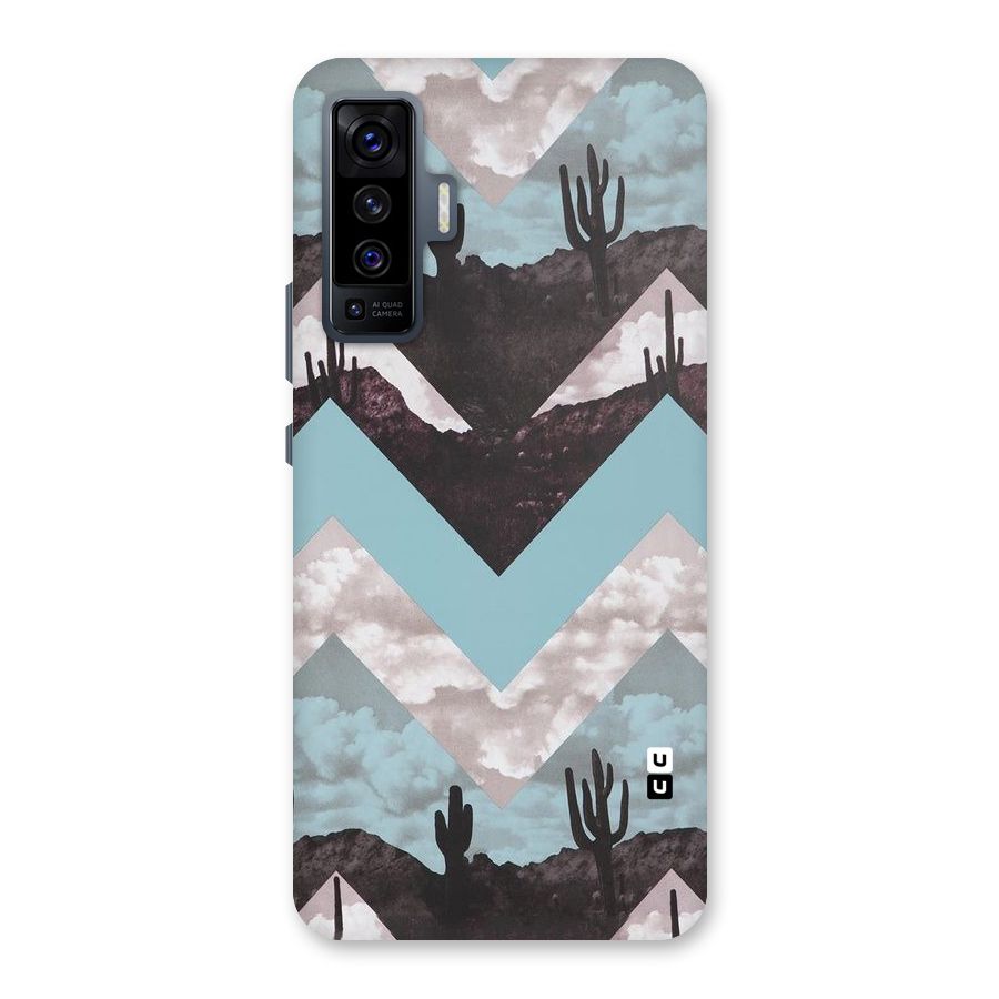 Cacutus Zig Zag Pattern Back Case for Vivo X50