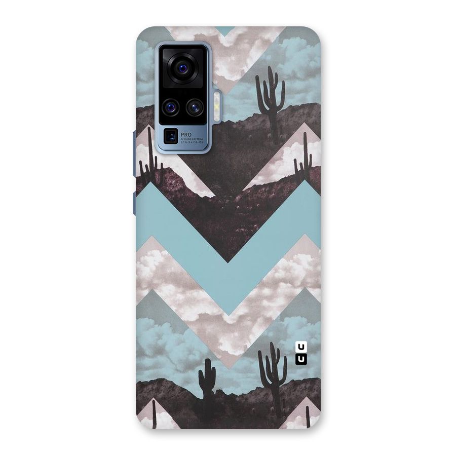 Cacutus Zig Zag Pattern Back Case for Vivo X50 Pro