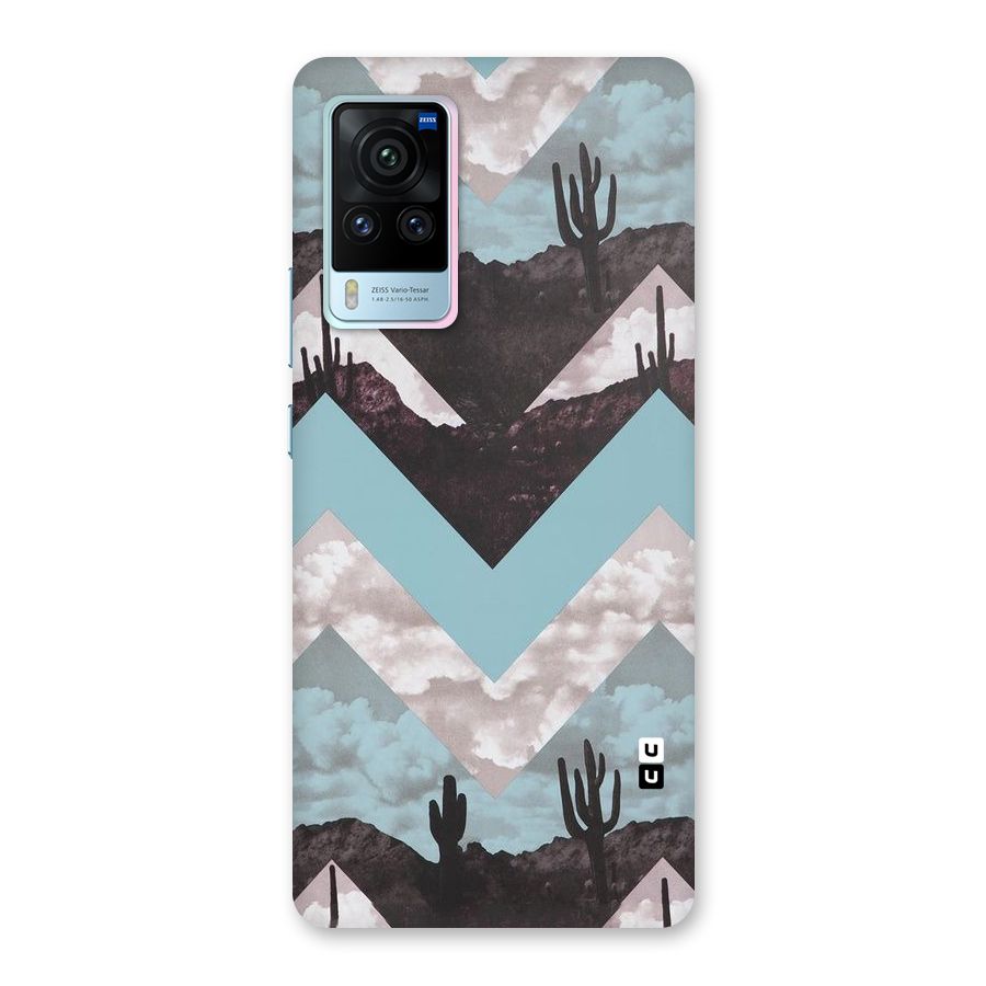 Cacutus Zig Zag Pattern Back Case for Vivo X60 Pro
