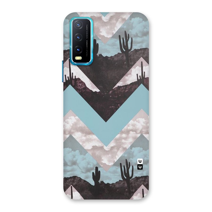 Cacutus Zig Zag Pattern Back Case for Vivo Y20G