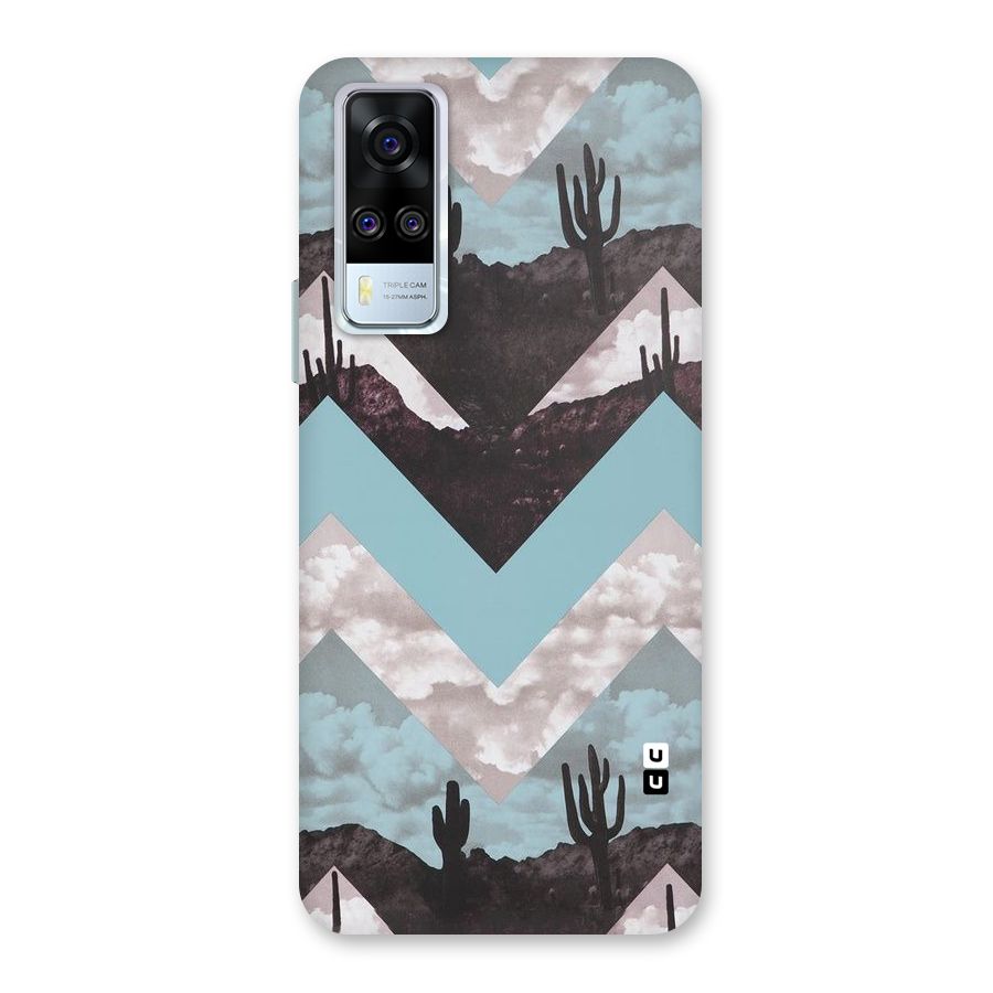 Cacutus Zig Zag Pattern Back Case for Vivo Y31