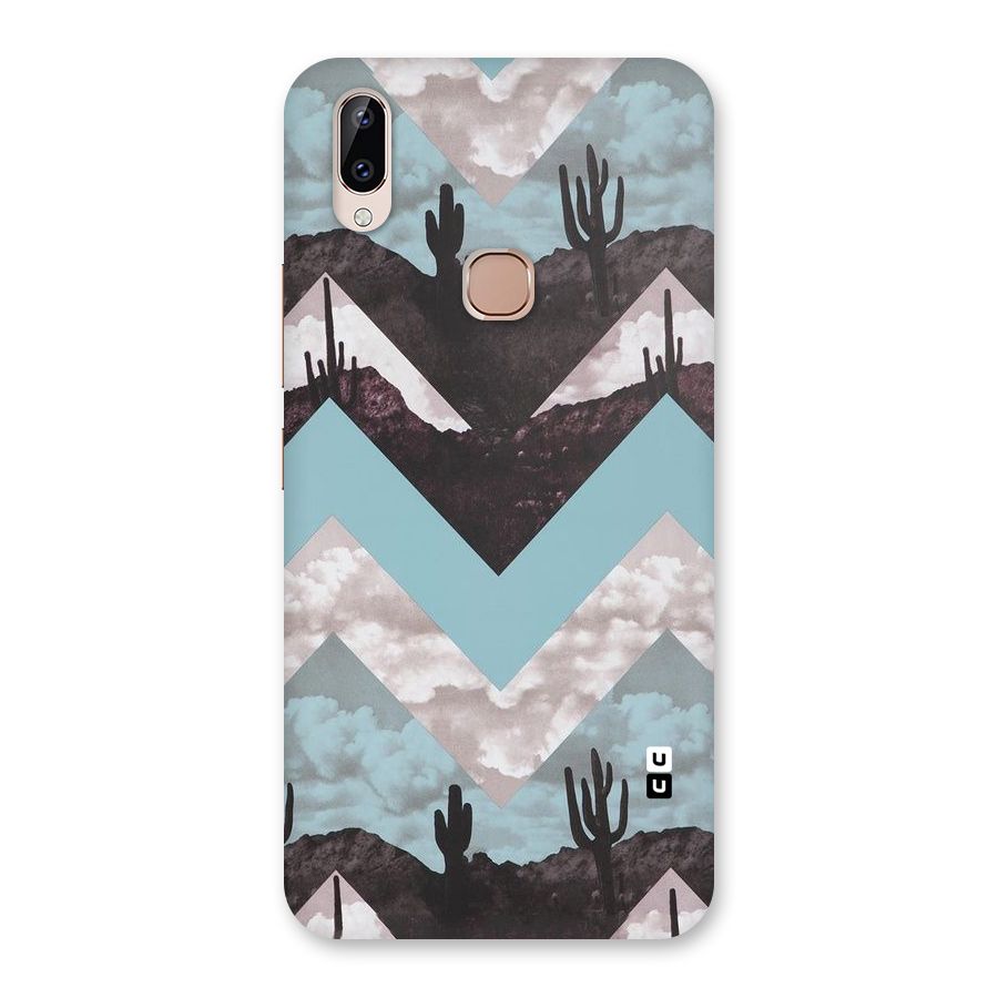 Cacutus Zig Zag Pattern Back Case for Vivo Y83 Pro