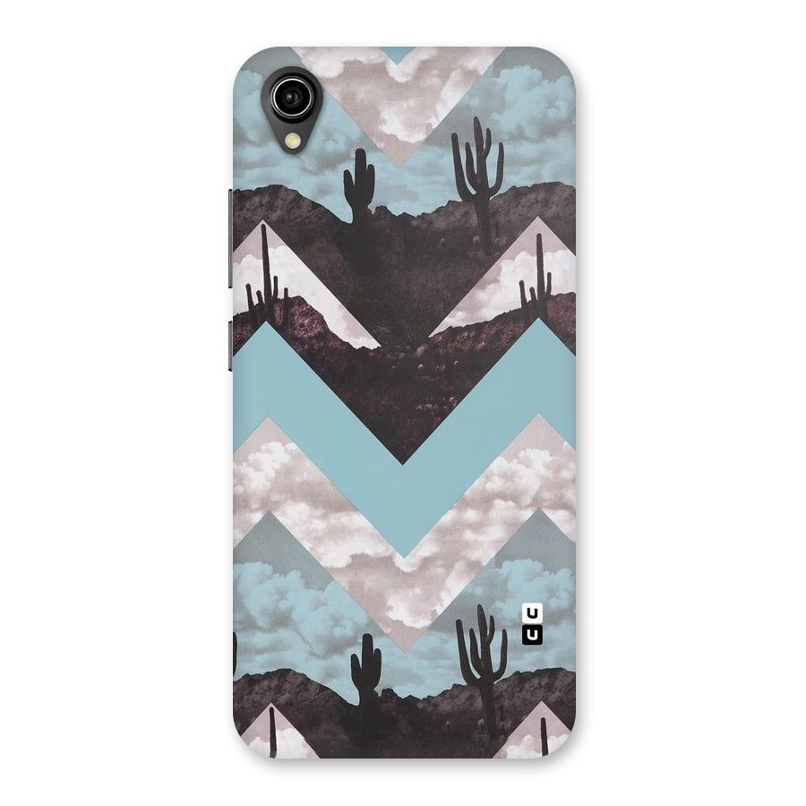 Cacutus Zig Zag Pattern Back Case for Vivo Y90
