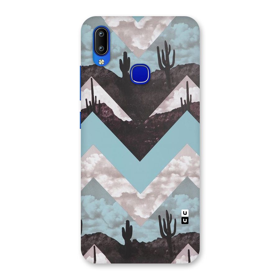 Cacutus Zig Zag Pattern Back Case for Vivo Y91