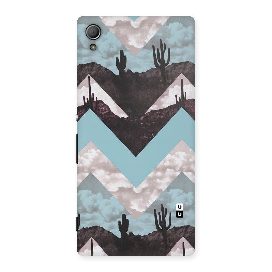 Cacutus Zig Zag Pattern Back Case for Xperia Z3 Plus