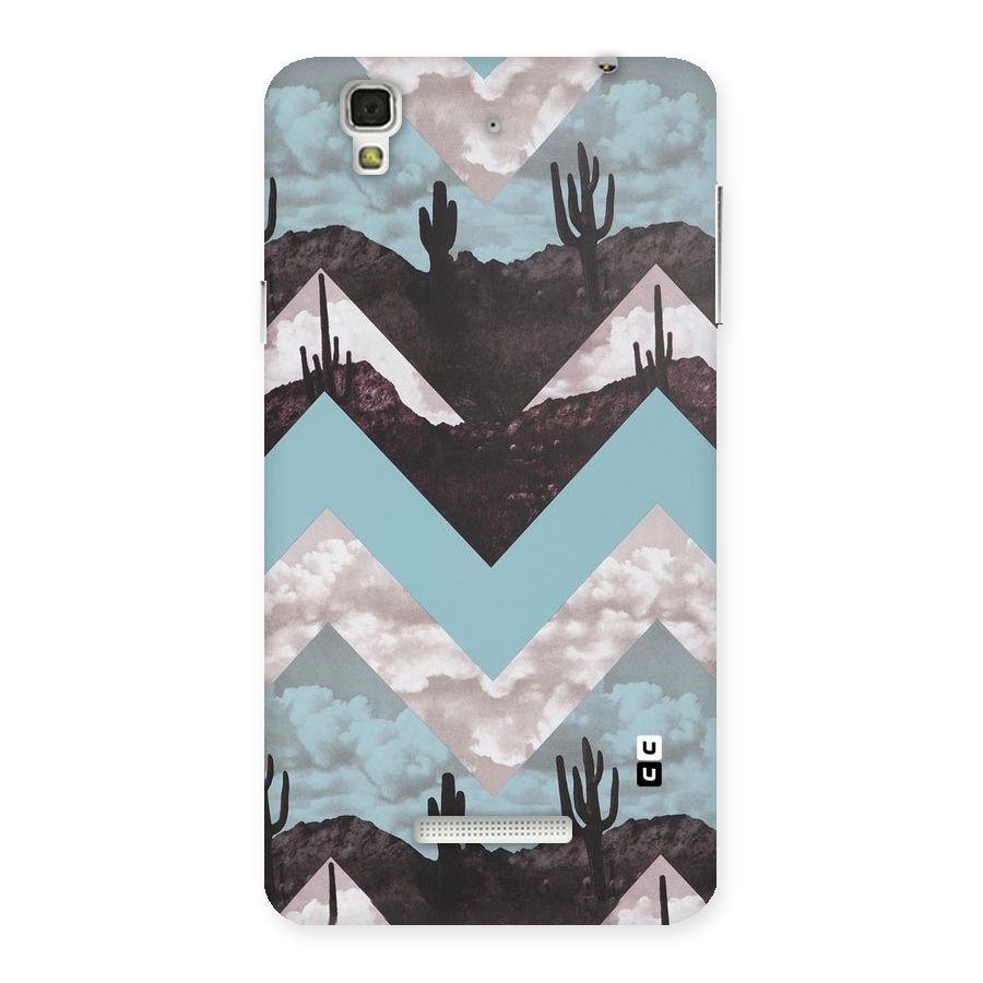 Cacutus Zig Zag Pattern Back Case for Yu Yureka