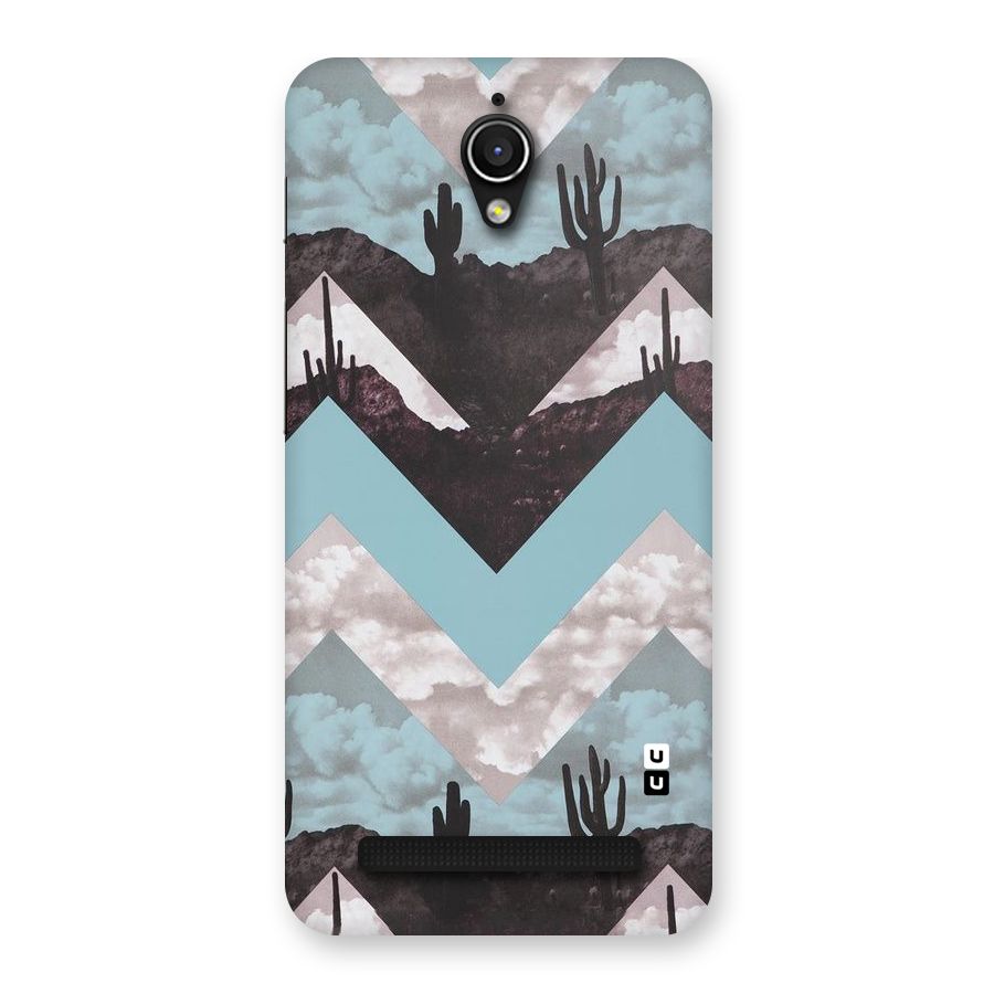 Cacutus Zig Zag Pattern Back Case for Zenfone Go