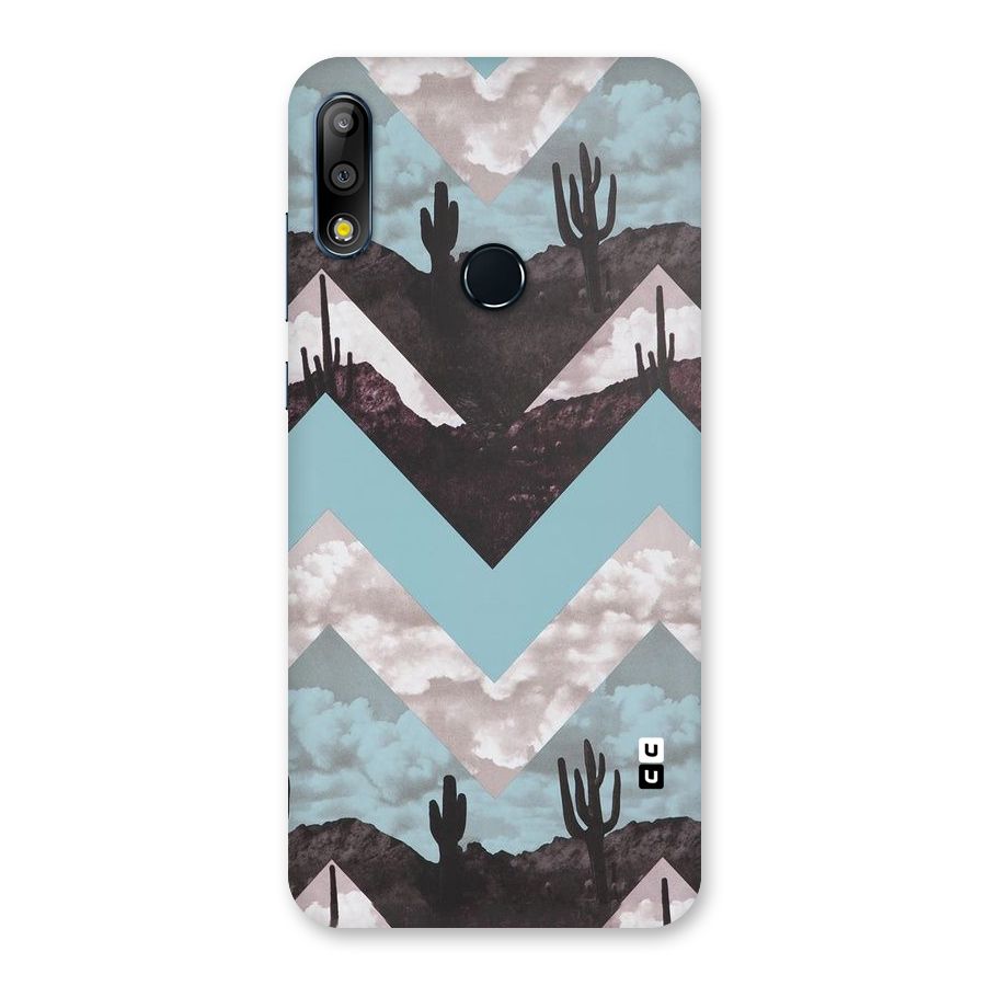 Cacutus Zig Zag Pattern Back Case for Zenfone Max Pro M2