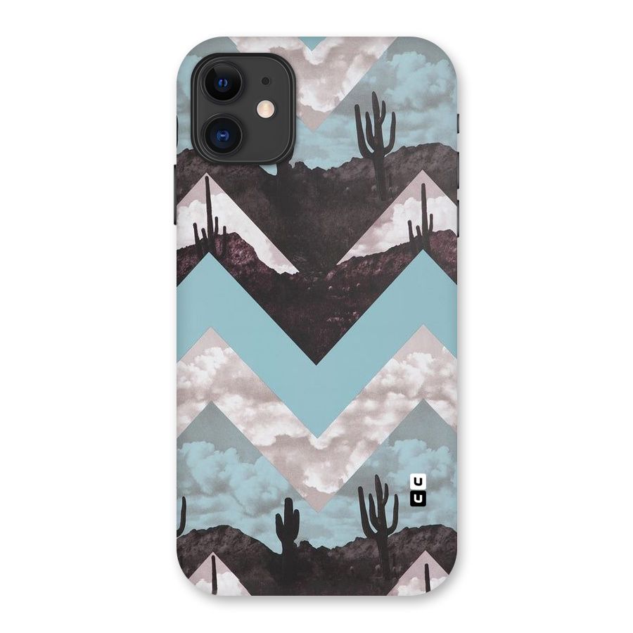 Cacutus Zig Zag Pattern Back Case for iPhone 11
