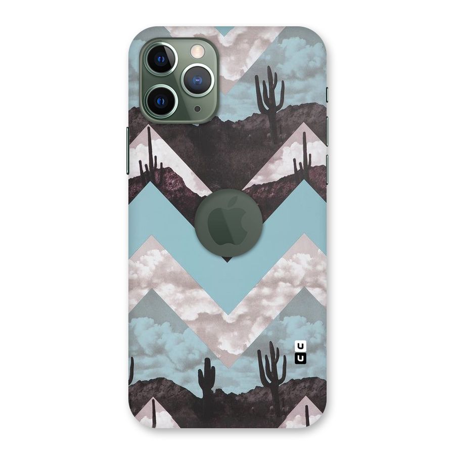 Cacutus Zig Zag Pattern Back Case for iPhone 11 Pro Logo  Cut