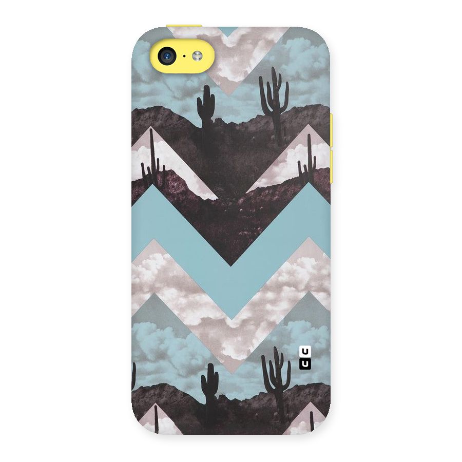 Cacutus Zig Zag Pattern Back Case for iPhone 5C