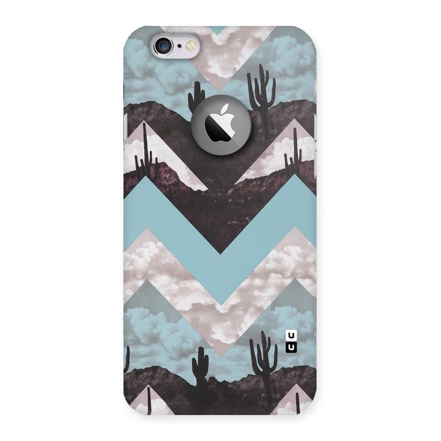 Cacutus Zig Zag Pattern Back Case for iPhone 6 Logo Cut