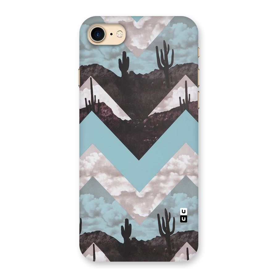 Cacutus Zig Zag Pattern Back Case for iPhone 7