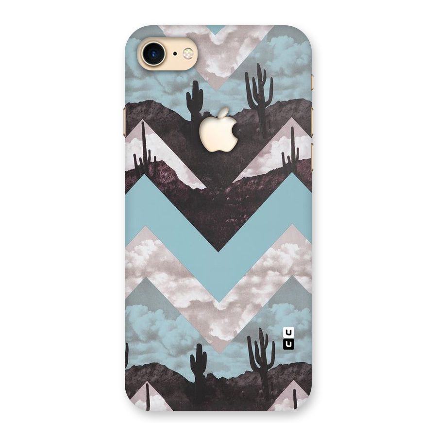 Cacutus Zig Zag Pattern Back Case for iPhone 7 Apple Cut