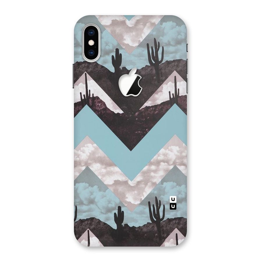 Cacutus Zig Zag Pattern Back Case for iPhone XS Max Apple Cut