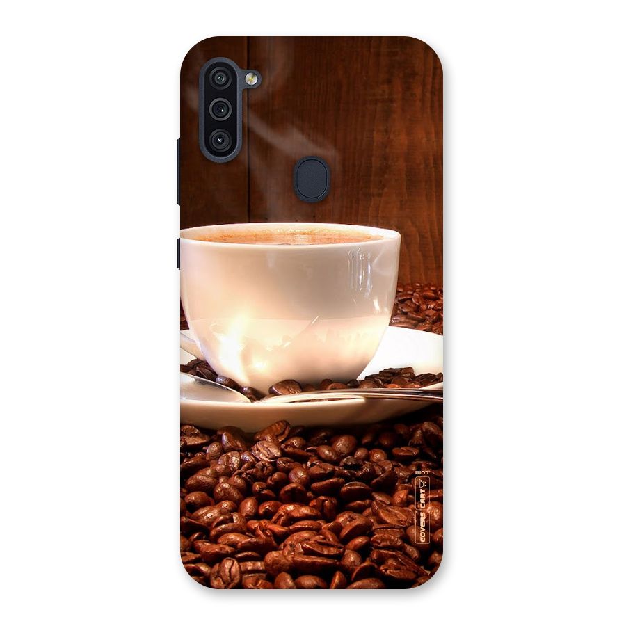 Caffeine Beans Back Case for Galaxy M11