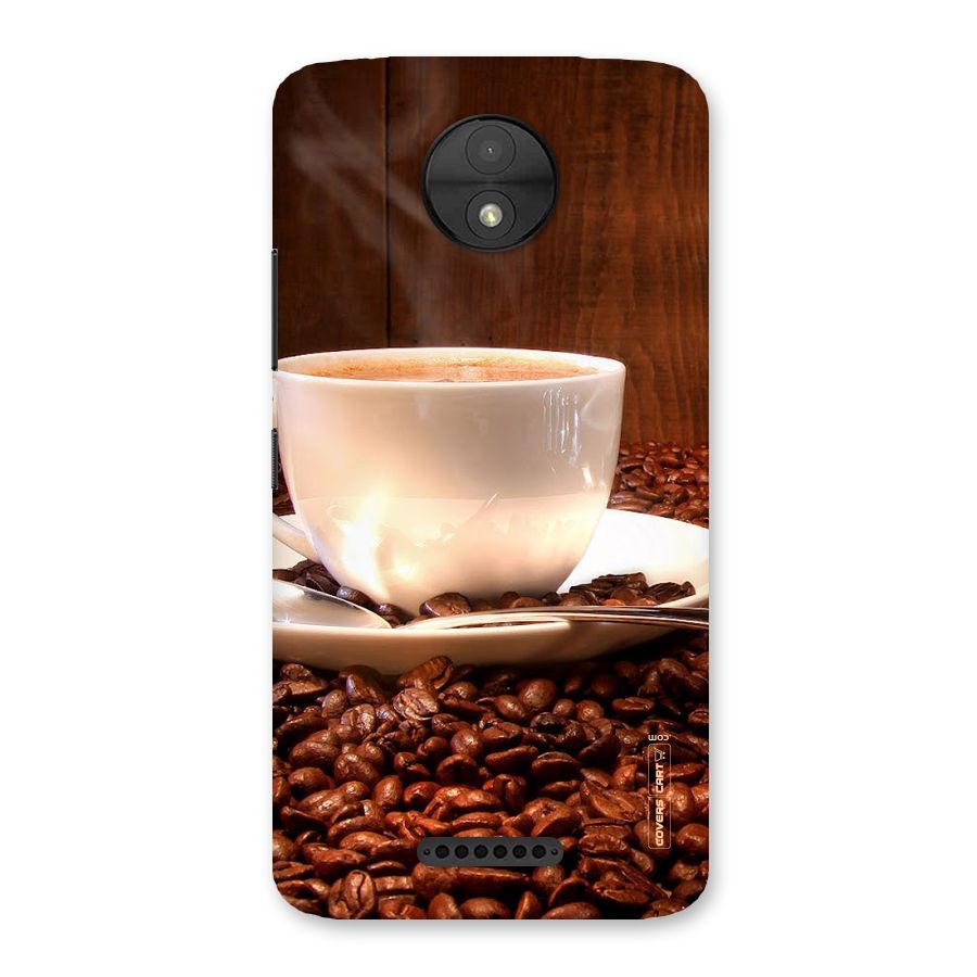 Caffeine Beans Back Case for Moto C