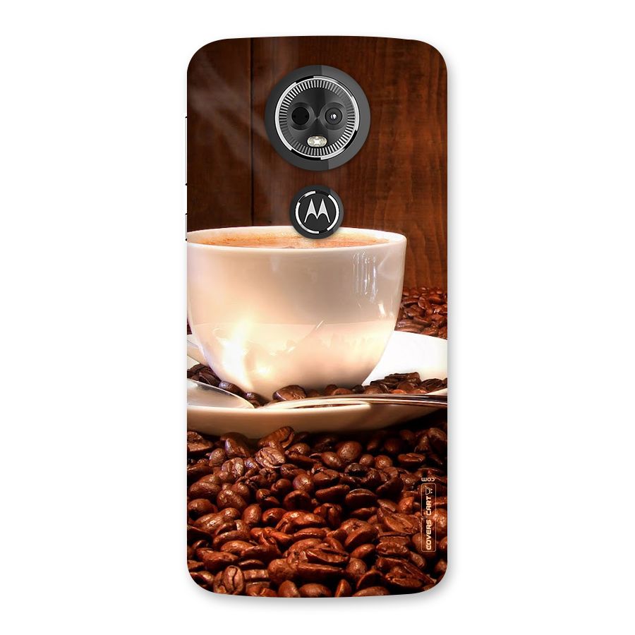 Caffeine Beans Back Case for Moto E5 Plus