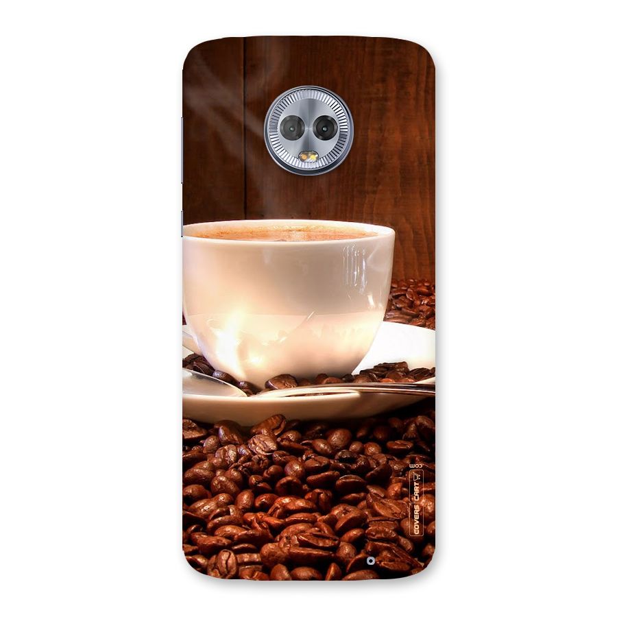 Caffeine Beans Back Case for Moto G6 Plus