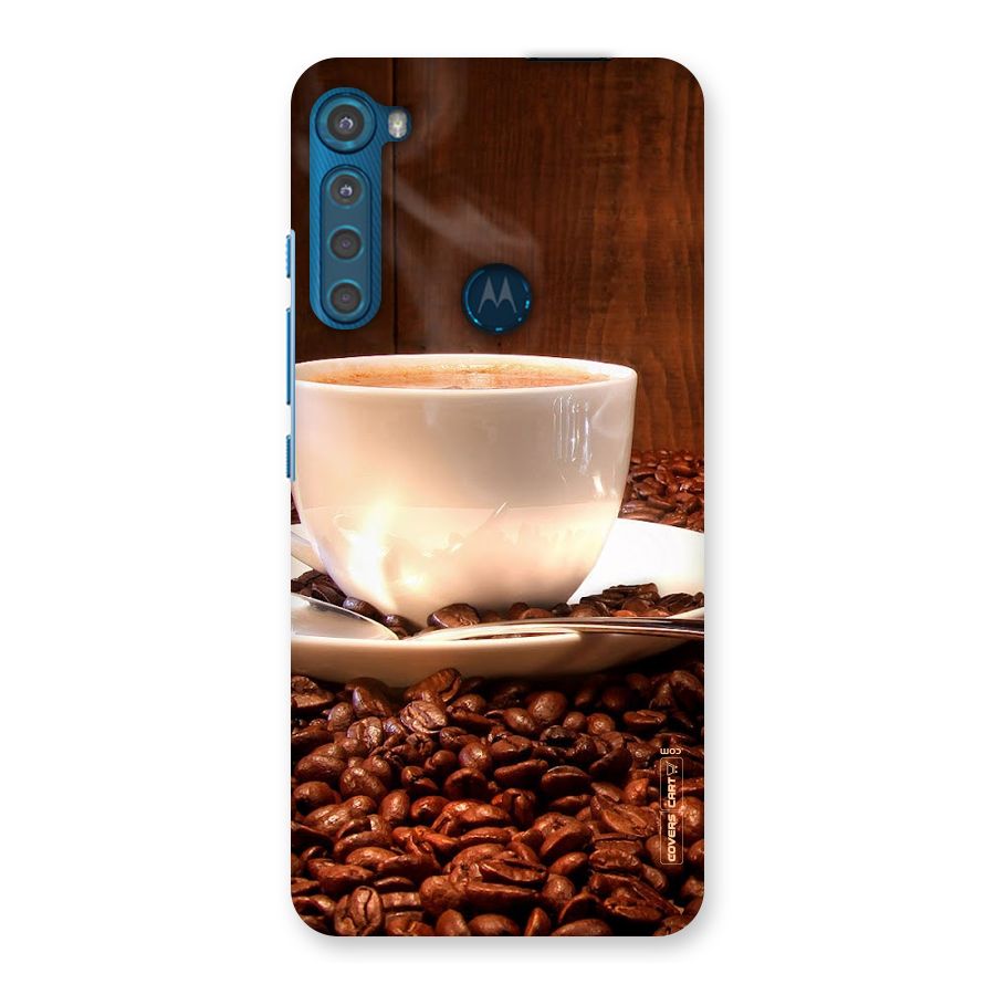 Caffeine Beans Back Case for Motorola One Fusion Plus