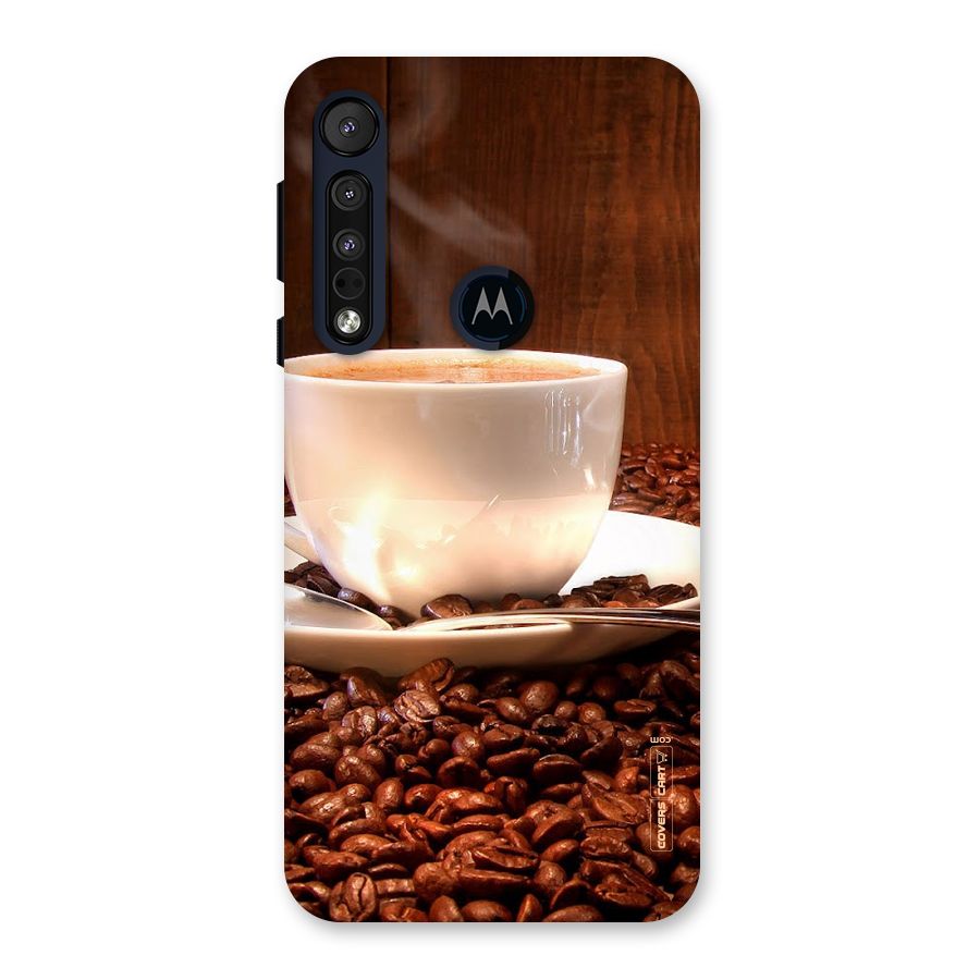 Caffeine Beans Back Case for Motorola One Macro