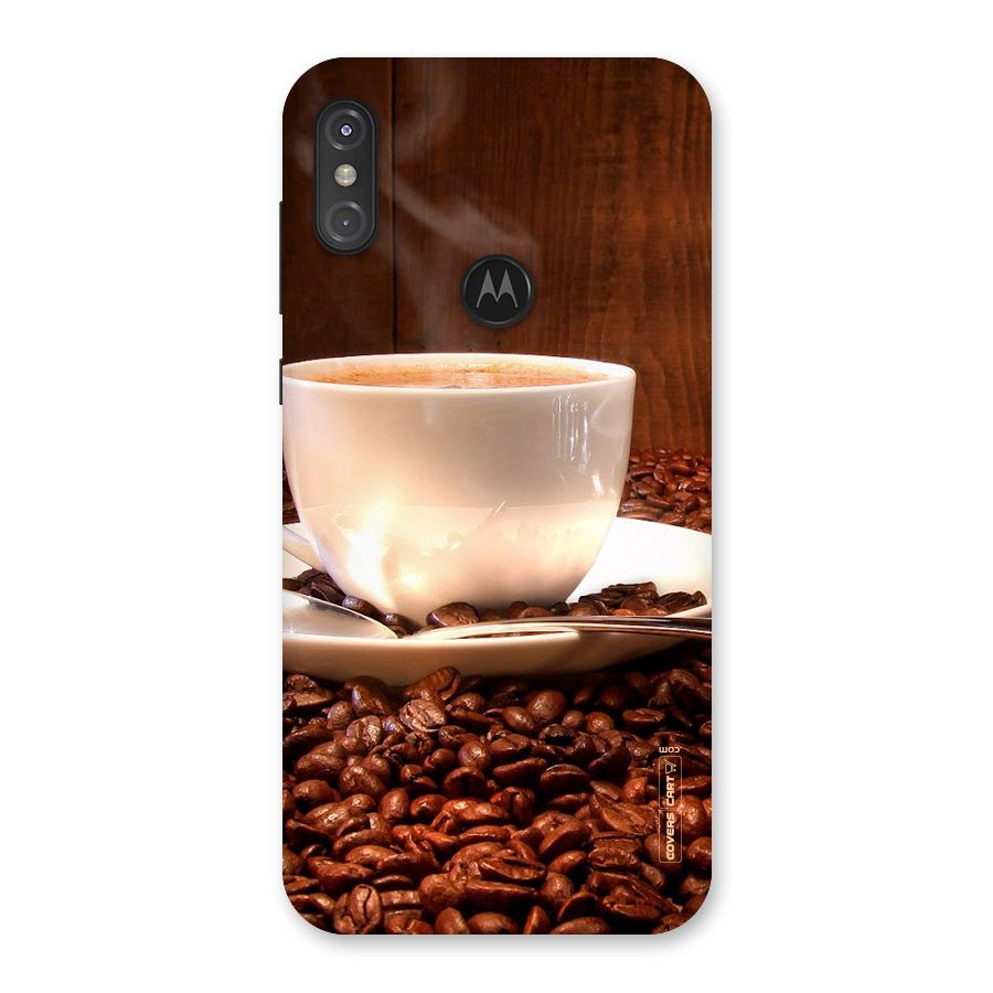 Caffeine Beans Back Case for Motorola One Power