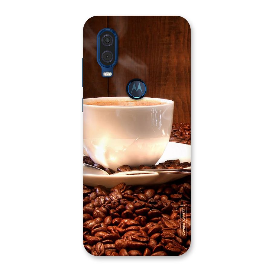 Caffeine Beans Back Case for Motorola One Vision