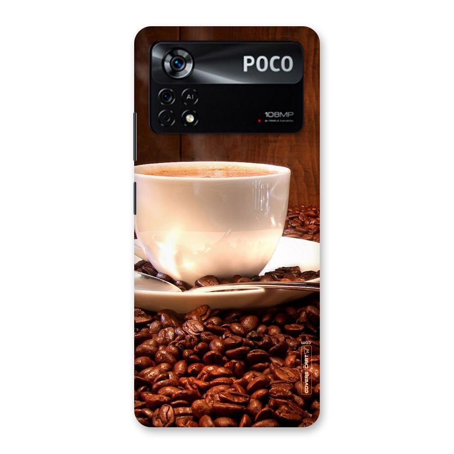 Caffeine Beans Back Case for Poco X4 Pro 5G