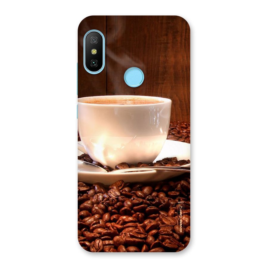 Caffeine Beans Back Case for Redmi 6 Pro