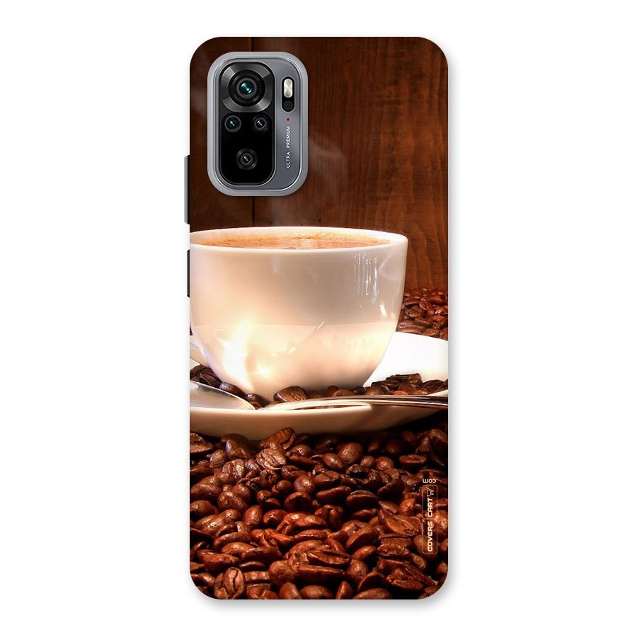 Caffeine Beans Back Case for Redmi Note 10