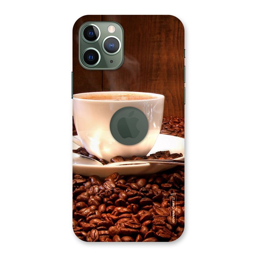 Caffeine Beans Back Case for iPhone 11 Pro Logo  Cut