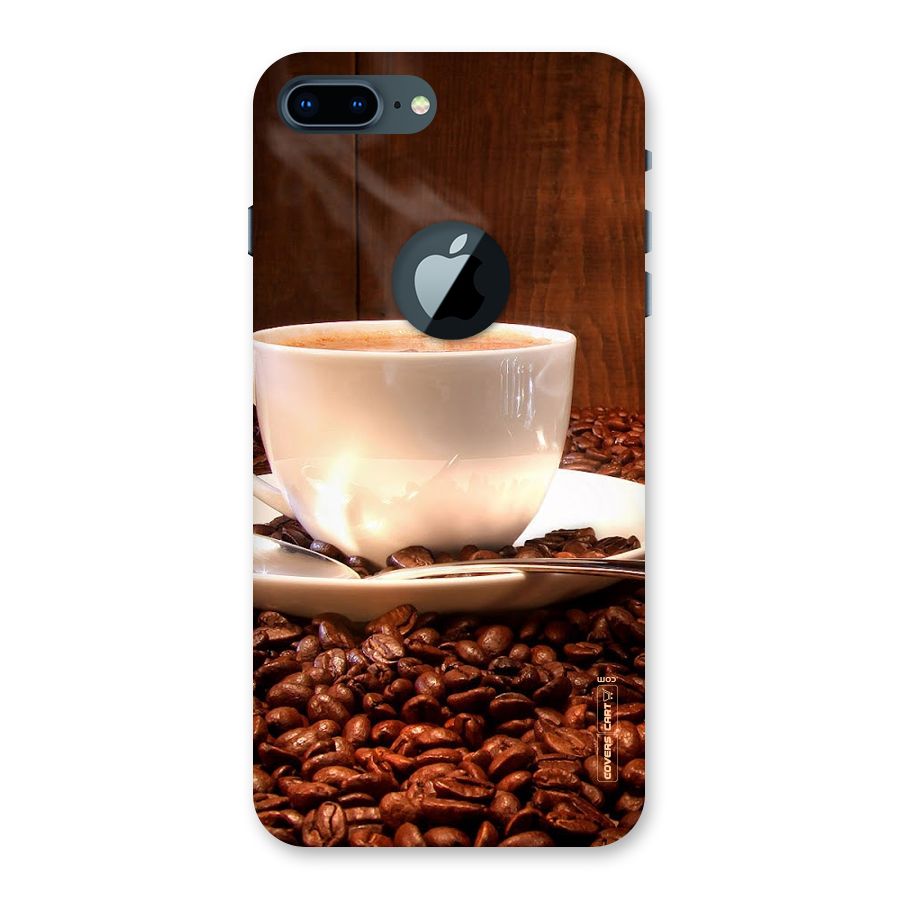 Caffeine Beans Back Case for iPhone 7 Plus Logo Cut