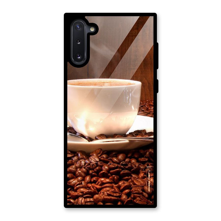Caffeine Beans Glass Back Case for Galaxy Note 10