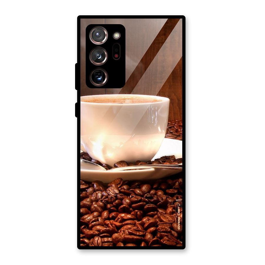 Caffeine Beans Glass Back Case for Galaxy Note 20 Ultra